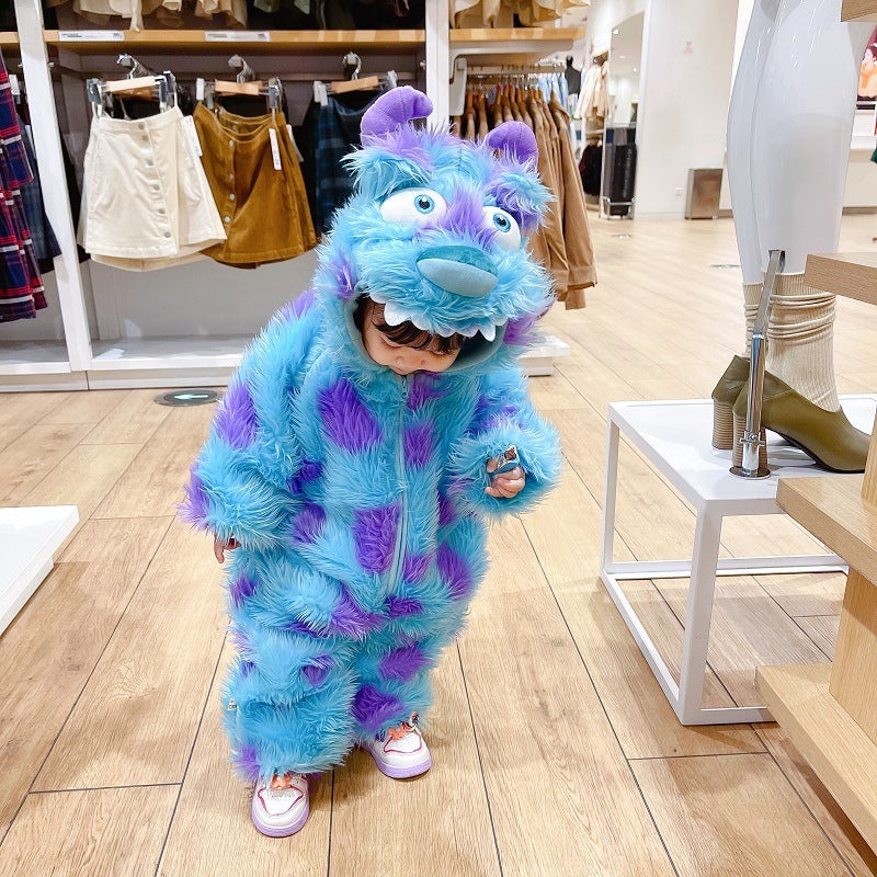 Sulley Monster Inc Costume Supper Fluffy
