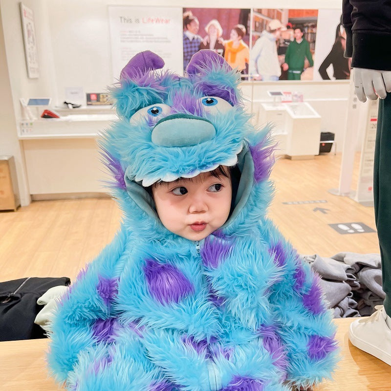 Sulley Monster Inc Costume Supper Fluffy