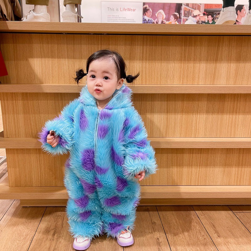 Sulley Monster Inc Costume Supper Fluffy